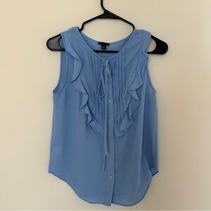 Ann Taylor Baby Blue Blouse, size XS